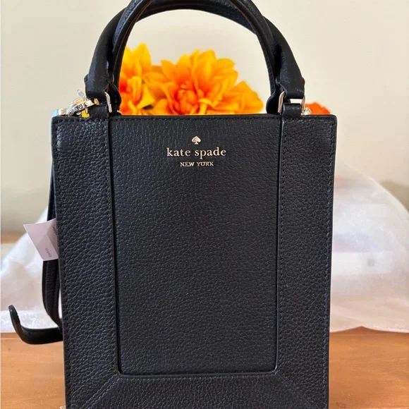 Kate Spade Black Crossbody Bag with Silver Details - Picture 3 of 13